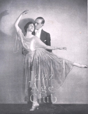 Moss and Fontana in the Midnight Follies cabaret at the Metropole Hotel, London, 1923