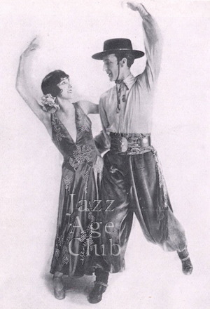 Fowler and Tamara at the Piccadilly Hotel Cabaret, London, 1927
