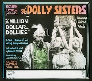 Advertising slide for The Million Dollar Dollies (1918)