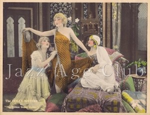 Lobby card for the film The Million Dollar Dollies (1918)