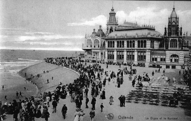 A view of the Kursall Casino at Ostend, 1920s