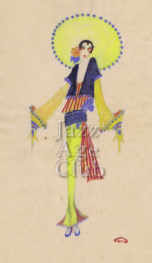 A costume design by 'Gene' 1920s