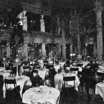 An interior view of the main dining room in Murray's Roman Gardens, New York