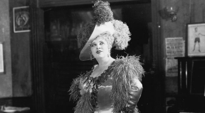 Mae West in one of her Dolly Tree costumes in Diamond Lil