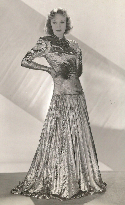 A Dolly Tree gown for Rita Johnson - Jazz Age Club