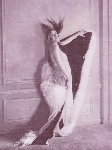 Jenny Dolly in her Molyneux creation that she wore when appearing at the Acacias night-club in the summer of 1922