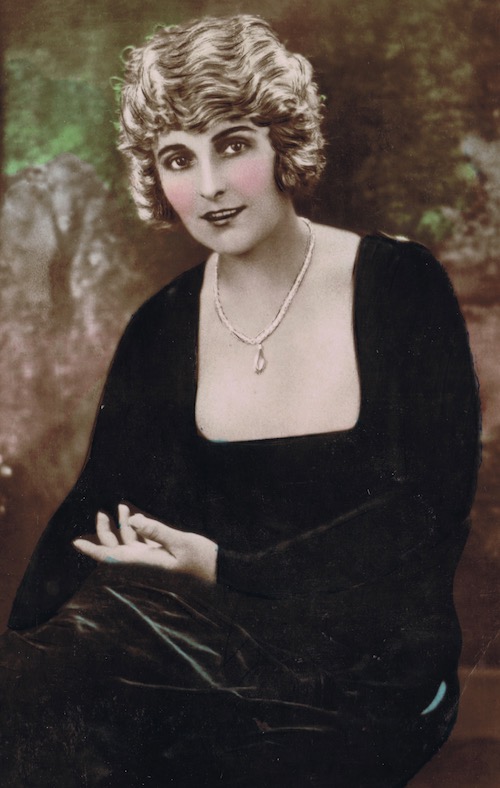 A portrait of the American actress Pearl White, 1920s