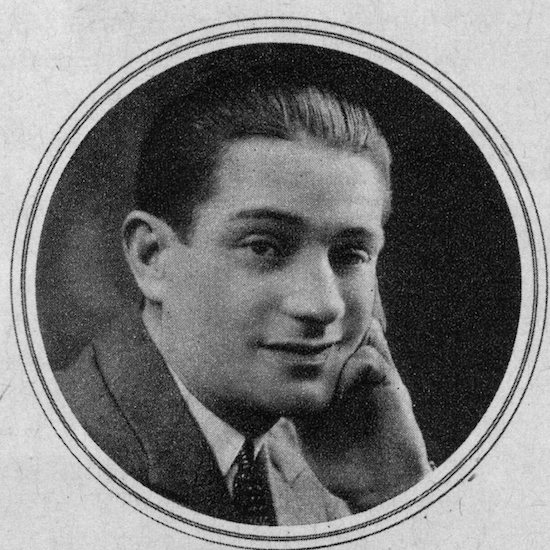 A portrait of Oscar Mouvet, 1920s