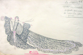 A costume design by Zig, 1920s