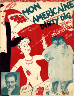 Sheet music for Mon Américaine Dirty Dig written by Harry Cahill (taken from the internet)