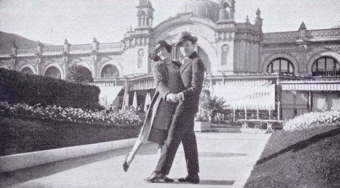 Fay Harcourt and Harry Cahill in Monte Carlo, February 1925