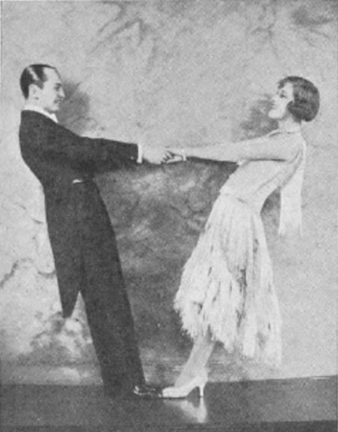 Fay Harcourt and Nicholas dancing in London, 1927