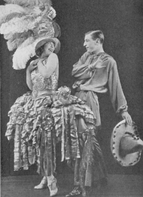Harry Cahill and Spinelly at Theatre du Vaudeville, Paris in 1923