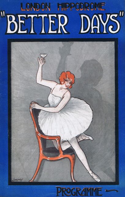 Programme for Better Days at the London Hippodrome, 1925