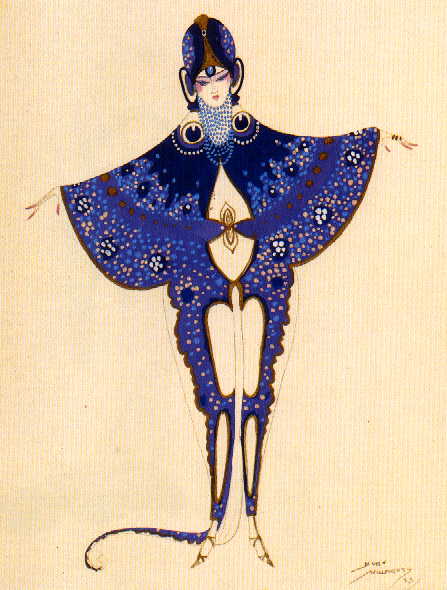 A costume design by Hugh Willoughby for an Under the Sea tableaux (taken from the internet)