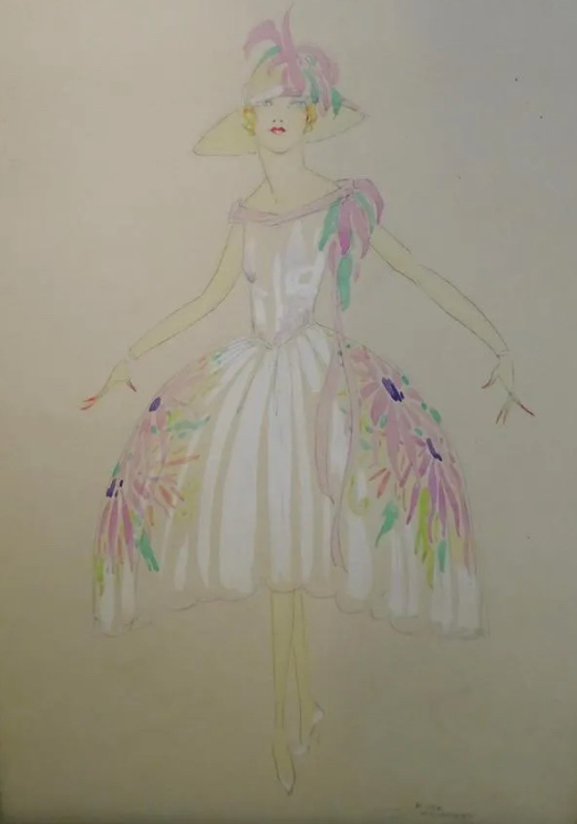 Costume design by Hugh Willoughby 1927, New York (taken from the internet)