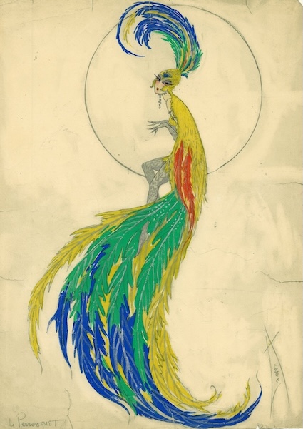 Costume design le Perroquet by Dolly Tree, 1921 (courtesy Angelo Luerti)