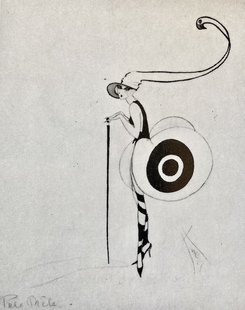 A costume design entitled Pele Mele by Dolly Tree used in the revue Zig Zag at the Principal Palace, Barcelona 1921-1922